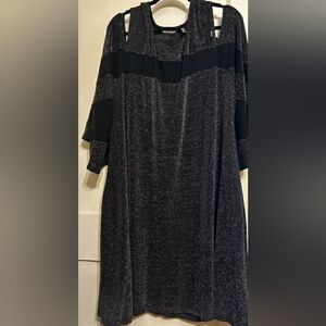 Black and Silver dress